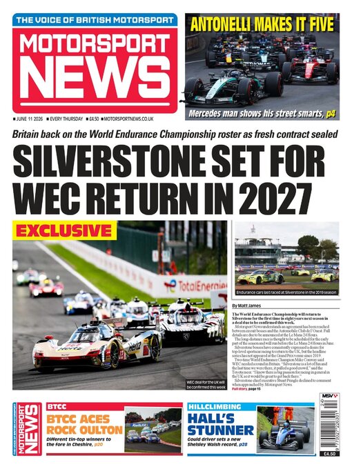 Cover image for Motorsport News
